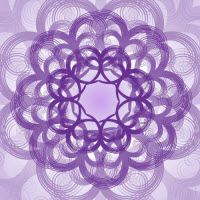 Abstract Purple Swirls